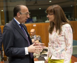 Jorge Domecq in Andreja Katič v Bruslju
